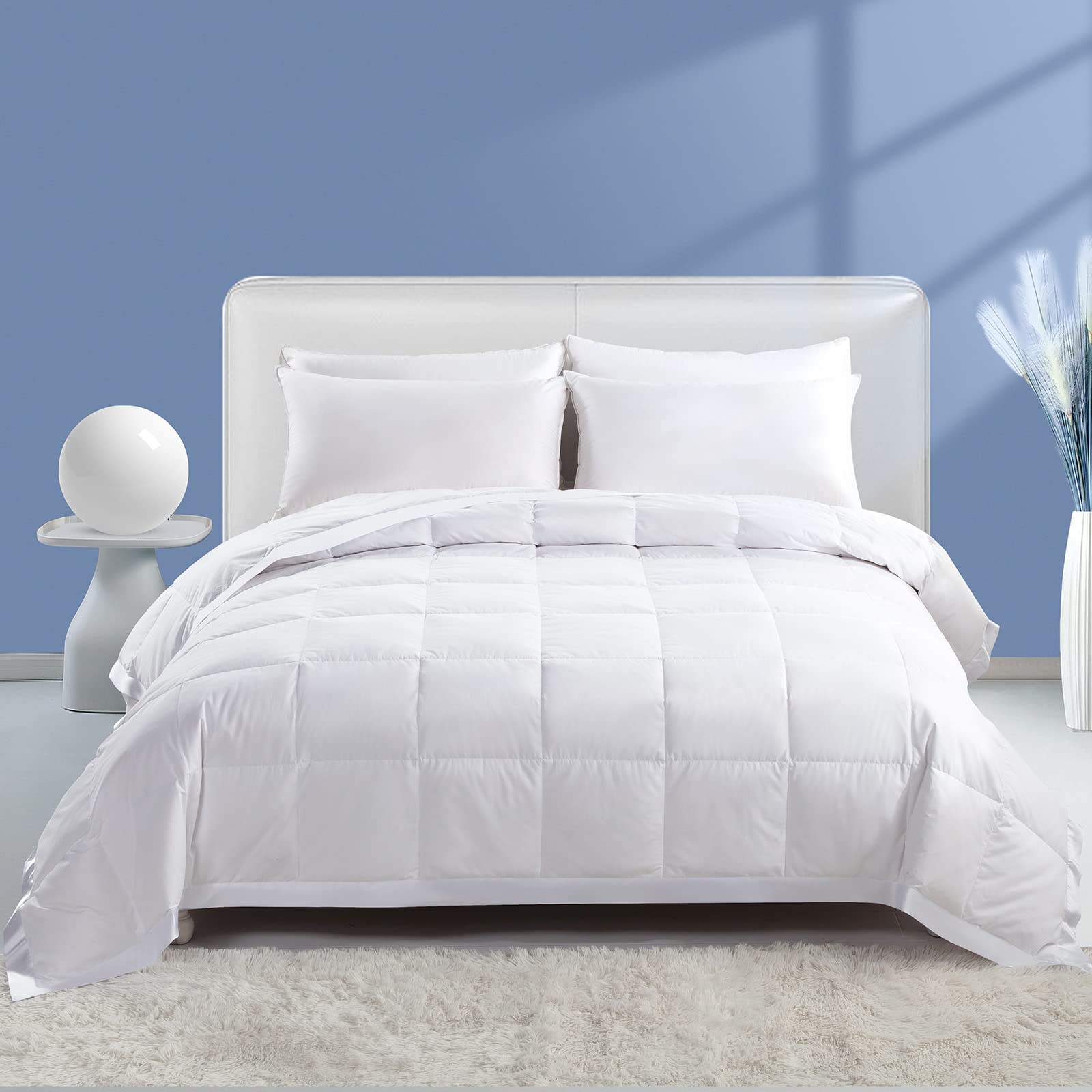 Down Blanket King Size  Lightweight Summer Cooling Bed Comforter