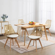 Dining Chairs Set of 4, Acrylic