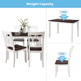 Dining Table Set, Dining Room Set for 4, Kitchen Table Sets, Wood Dining Table