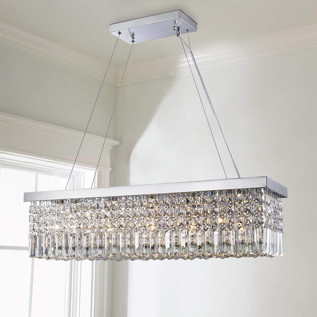 5-Lights K9 Crystal Chandelier Modern Chandelier