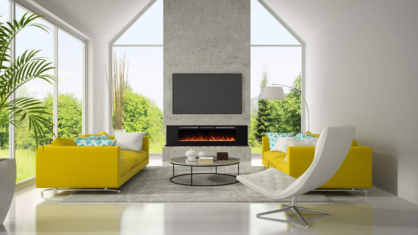 72" Recessed Electric Fireplace Insert