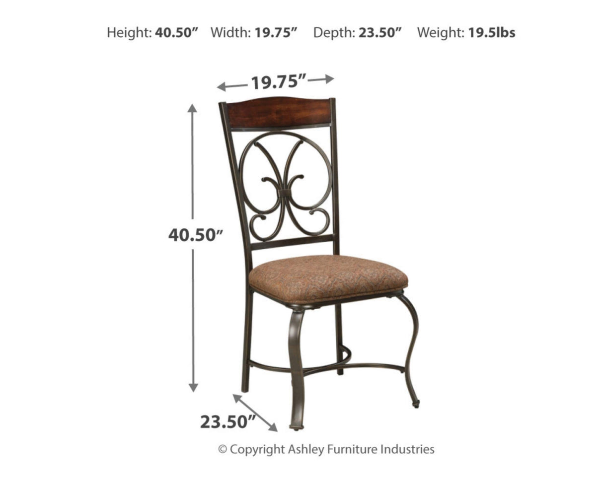 Glambrey Old World Dining Chair with Cushion