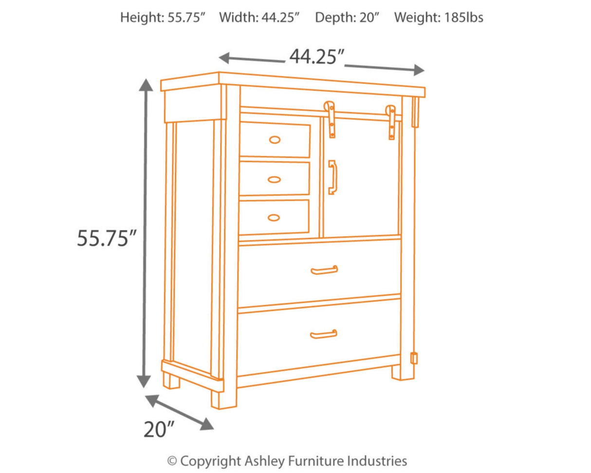 Lakeleigh Dresser, Brown