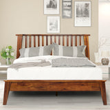 Acacia Kaylin Wooden Bed Frame with Headboard