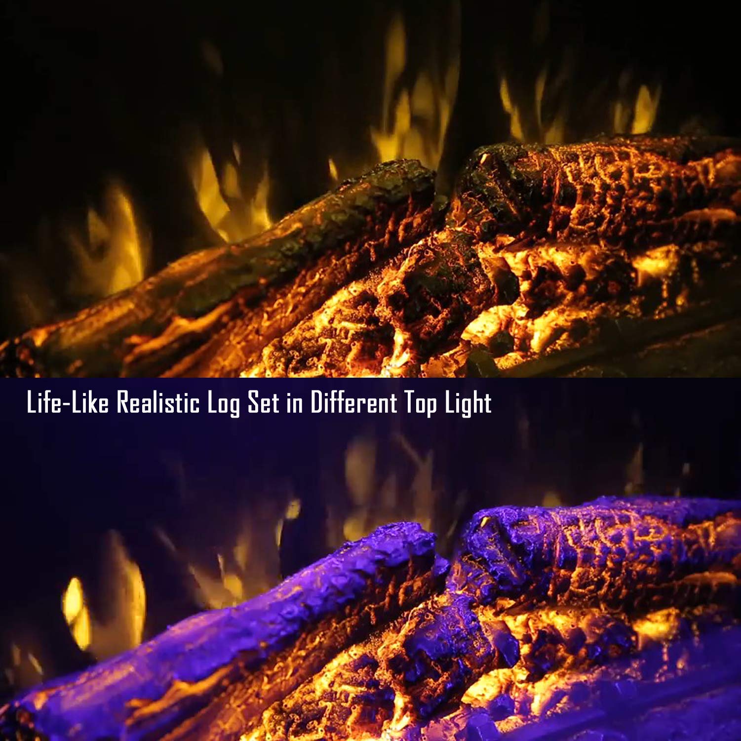 50'' Electric Fireplace Insert