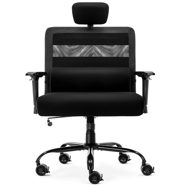 Big and Tall Office Chair 500lbs with Extra Wide Seat Full Back