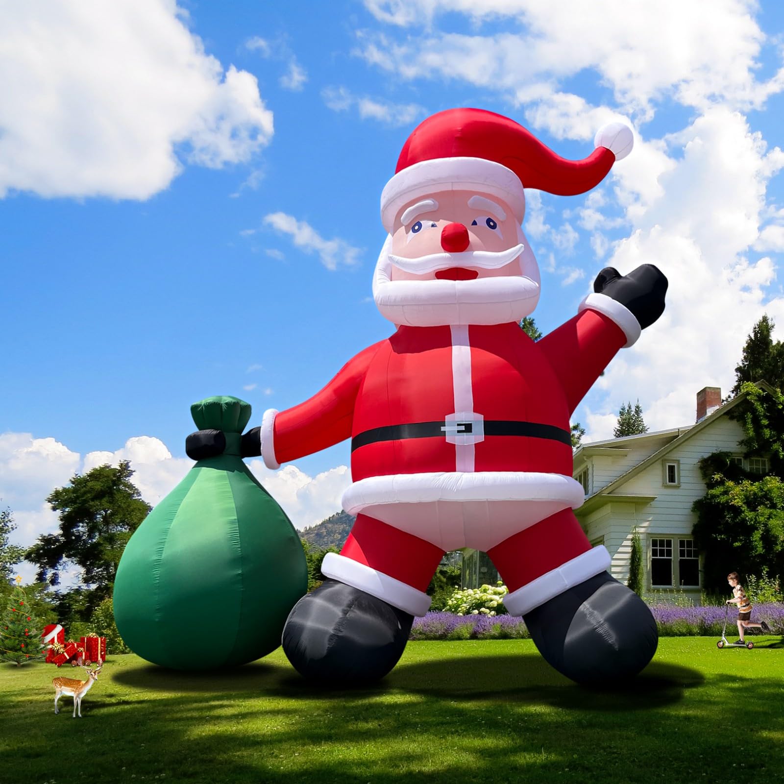 Inflatable Santa Claus 26FT Giant with UL Blower