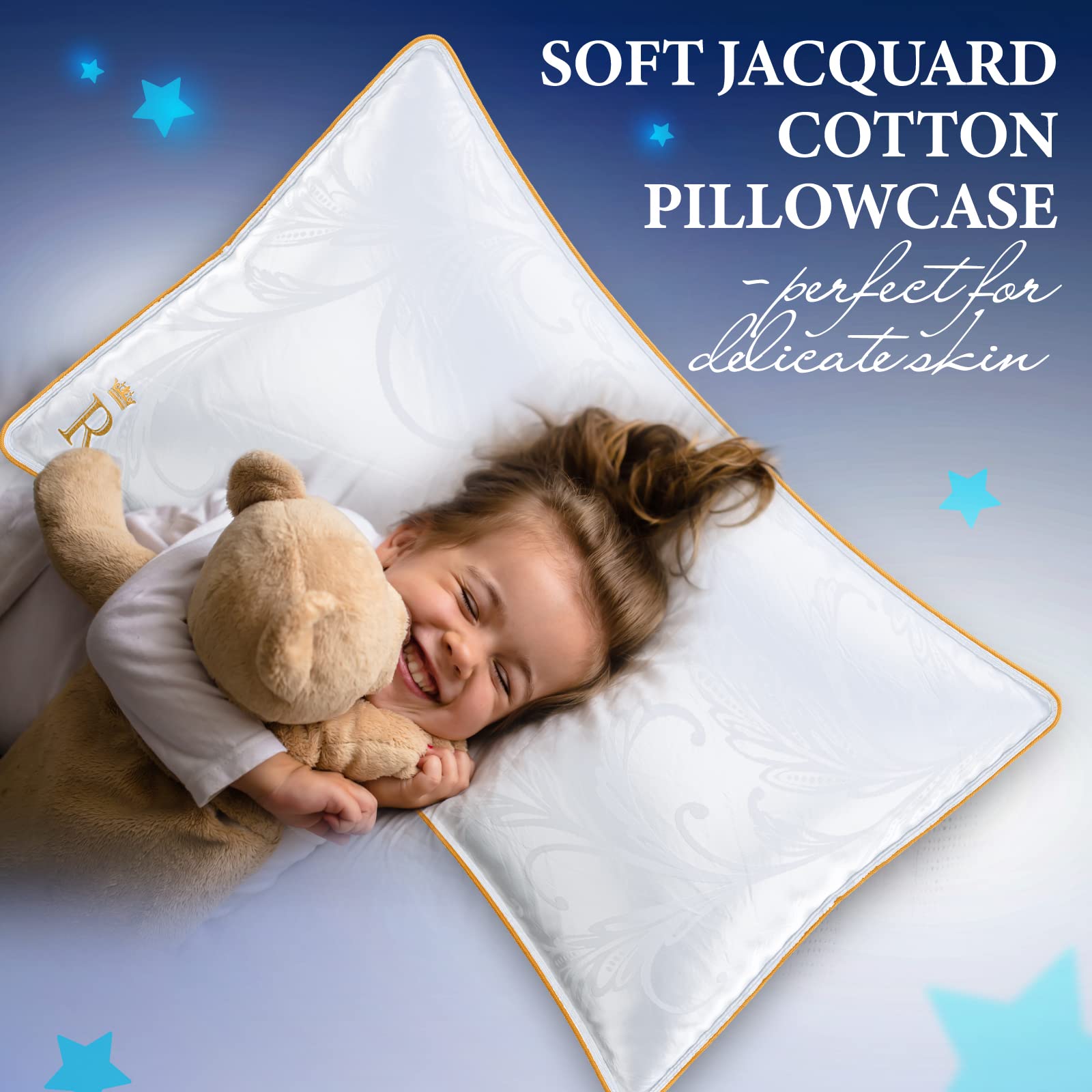 Queen Professional Hotel Pillows, Pharmonis USA, (2-Pack) - a Set