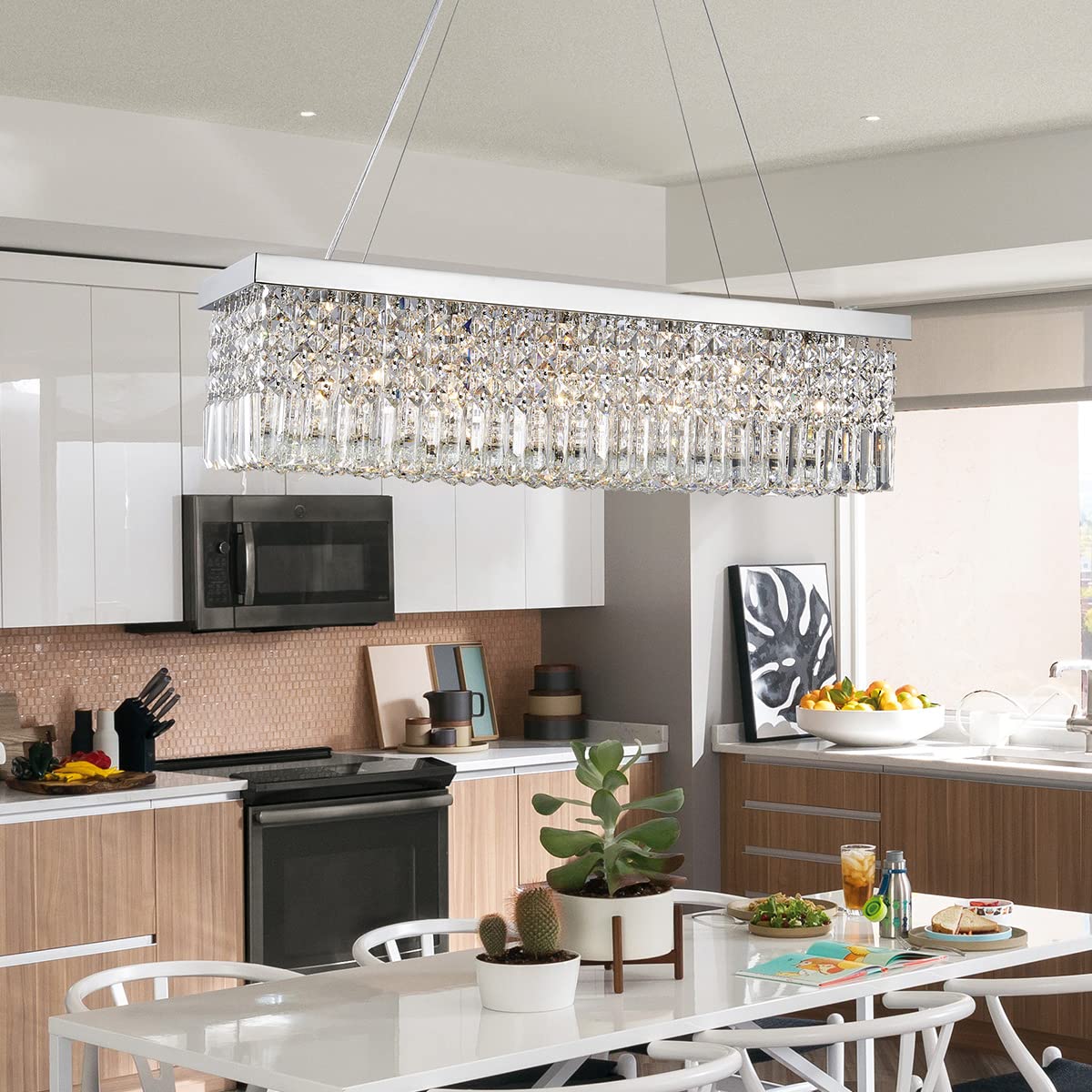 5-Lights K9 Crystal Chandelier Modern Chandelier