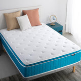 Full Mattress 12 Inch Hybrid Mattress Bed in a Box,Medium Cooling Gel