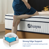 King Mattress, (Upgrade Strengthen) 14 Inch King Size Mattress in a Box