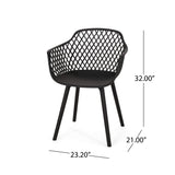 Delia Outdoor Dining Chair (Set of 2)