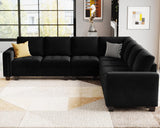 Shape Sofa Couch Oversized Convertible Sectional Sofa Couch