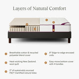 Natural Hybrid California King Mattress 10 Inch