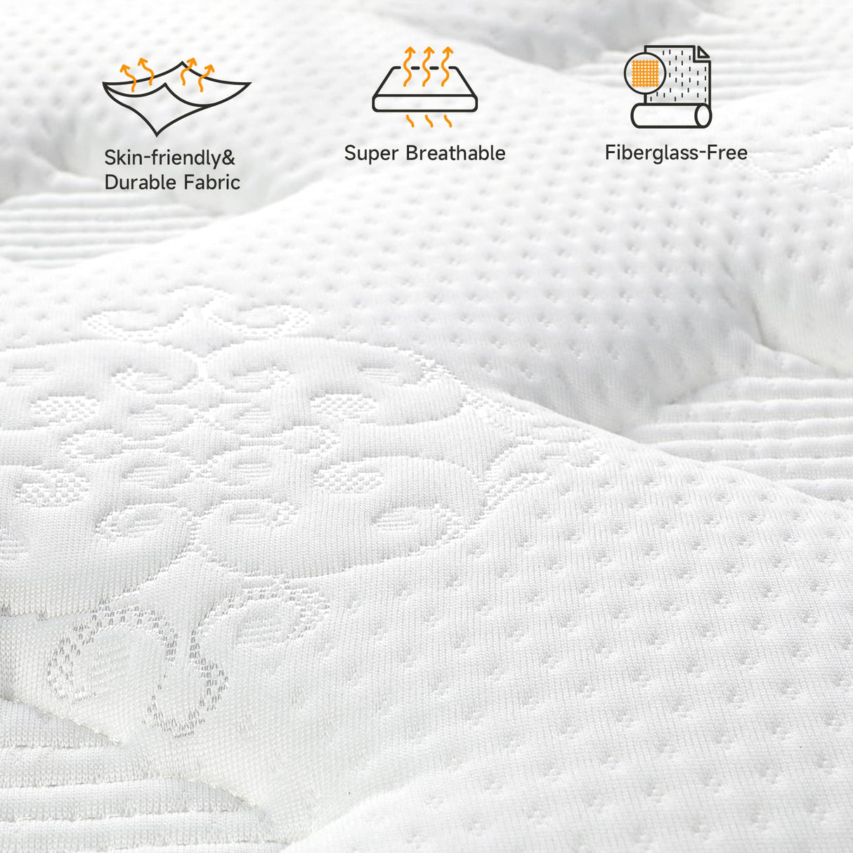 Queen Size Mattress, 10 Inch Innerspring Multilayer Hybrid Queen Mattress