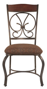 Glambrey Old World Dining Chair with Cushion