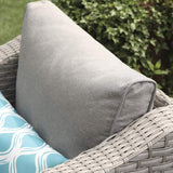 4-Piece Patio Furniture Sectional Sofa All-Weather Outdoor Wicker Conversation Set