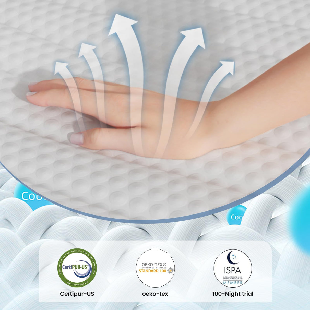 Queen Mattress, Memory Foam Mattress Queen Si Hybrid Mattress