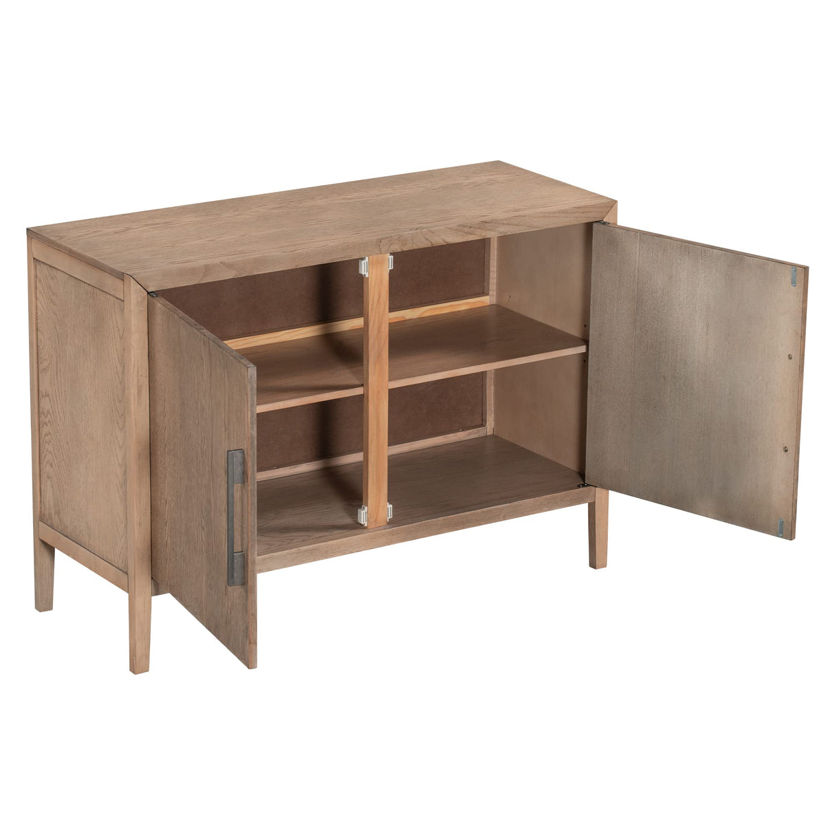 Farmhouse Modern Sideboard Table with Storage, Dining Room Buffet Cabinet