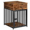 Dog Crate Furniture, Wooden Dog House, Decorative Dog Kennel with Drawer