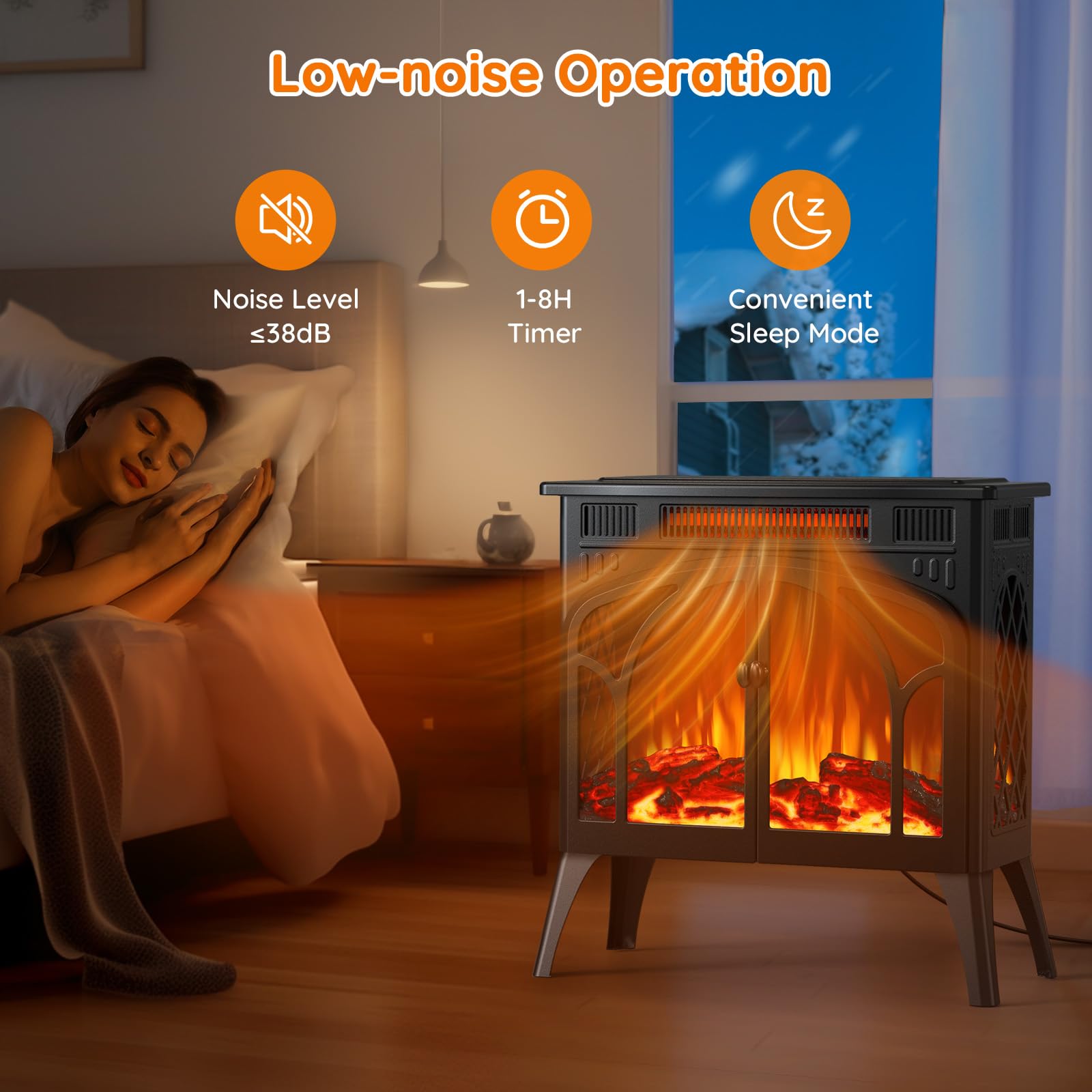 Electric Fireplace Heater