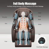 Massage Chair, Full Body Zero Gravity SL-Track Shiatsu Massage Recliner Chair