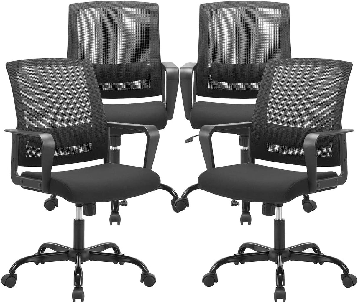 Ergonomic Rolling Mesh Desk Chair with Executive Lumbar Support