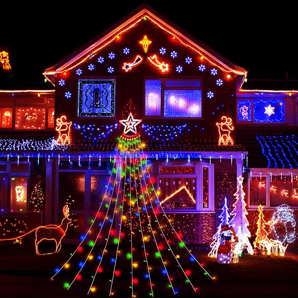 Outdoor Christmas Decorations 12.6ft 350LED