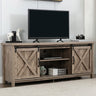 58" Farmhouse TV Stand for TVs up to 65 inch, Entertainment Center TV Cabinet