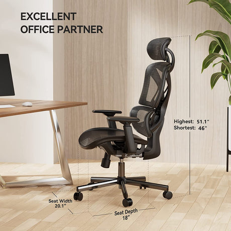 Ergonomic High Back Mesh Chair for Office Computer