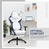 Gaming Chair with Footrest, Ergonomic Computer Chair with Comfortable Headrest and Lumbar Support