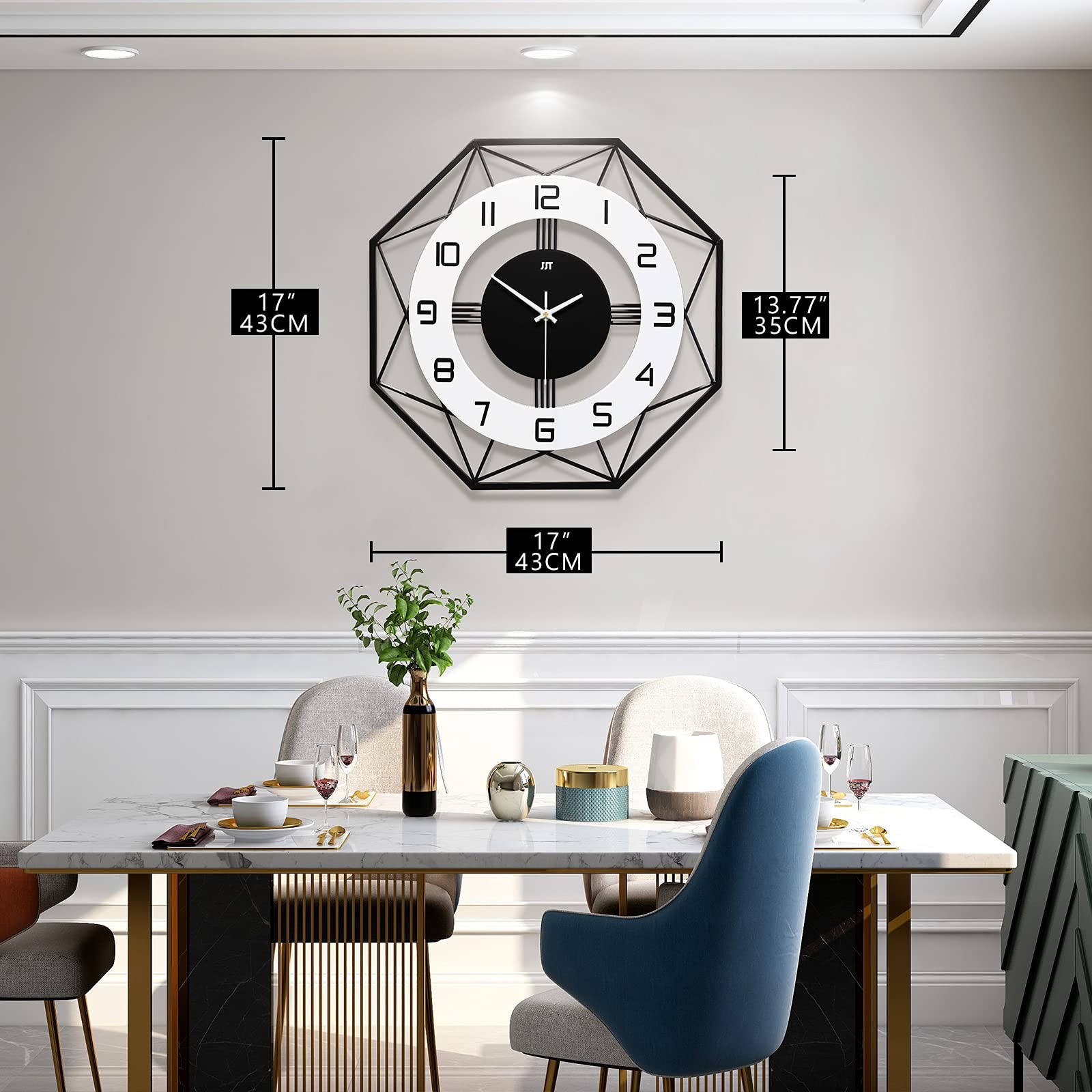 Large Big Wall Clocks for Living Room Decor