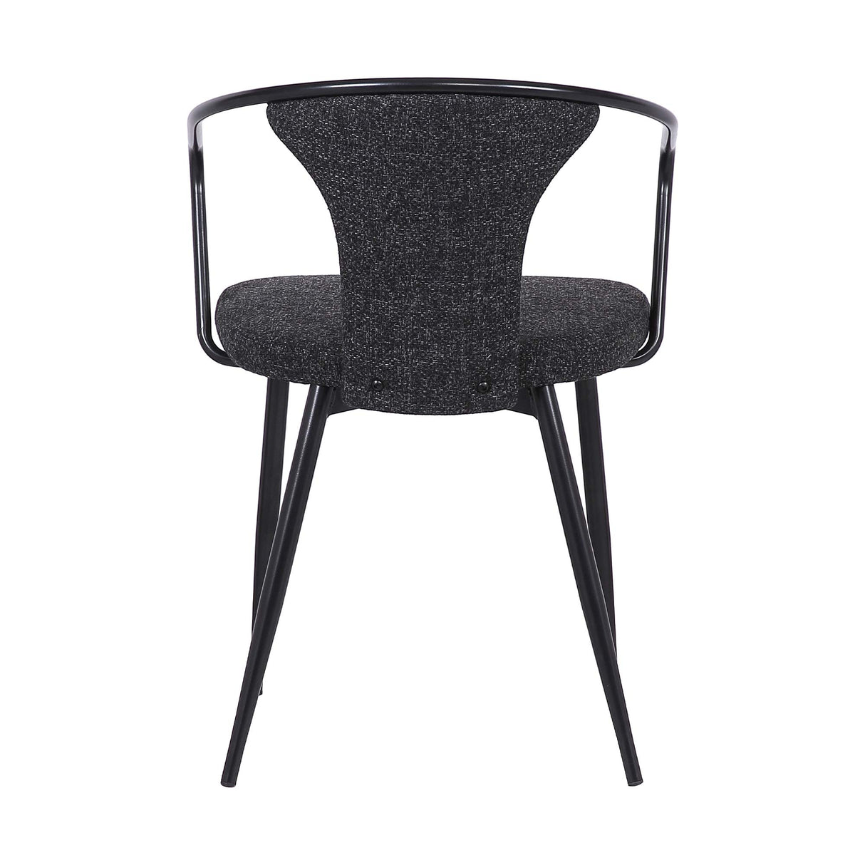 Francis Fabric Dining Chair, Black