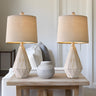 Rustic Table Lamp Set of 2 for Bedroom Living Room Vintage