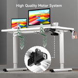 Electric Standing Desk, 63 x 30 Inch Adjustable