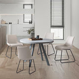 Round Dining Table and Chairs for 4