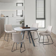 Round Dining Table and Chairs for 4