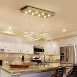 8-Lights Modern K9 Crystal Chandelier Light Fixture