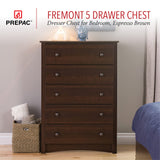 Fremont Superior 5-Drawer Chest for Bedroom - Spacious and Stylish Chest of Drawers