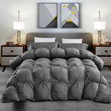 Luxurious King Size Goose Down Feather Fiber Comforter Duvet Insert