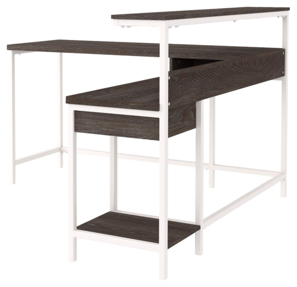 Dorrinson Modern L-Shaped Home Office Desk