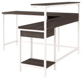 Dorrinson Modern L-Shaped Home Office Desk