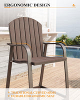 Patio Wood Bar Stools Counter Height Chairs All Weather Furniture