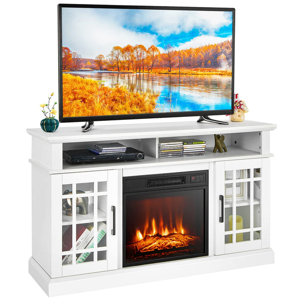 Electric Fireplace TV Stand for TVs Up to 50 Inch