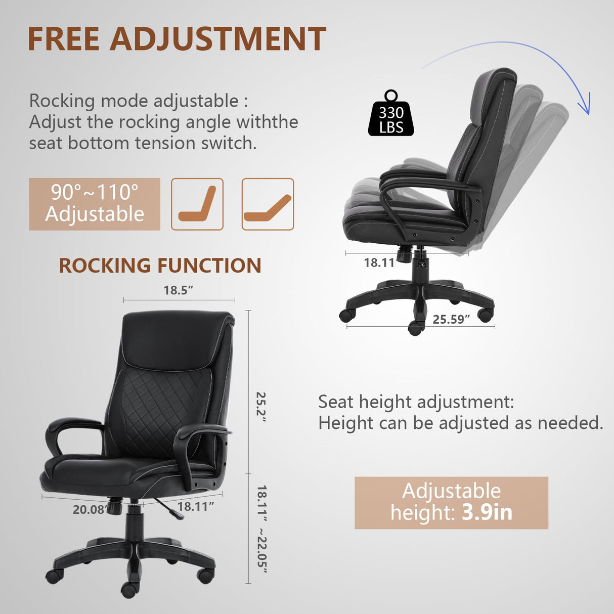 Office Chair Ergonomic Home Desk Chair Gaming Computer Chair