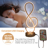 Modern Table Lamp, LED Bedside lamp