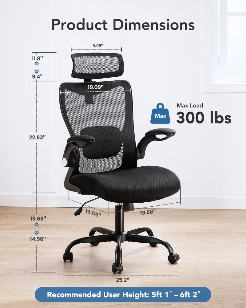 Ergonomic Office Chair, High Back Desk Chair