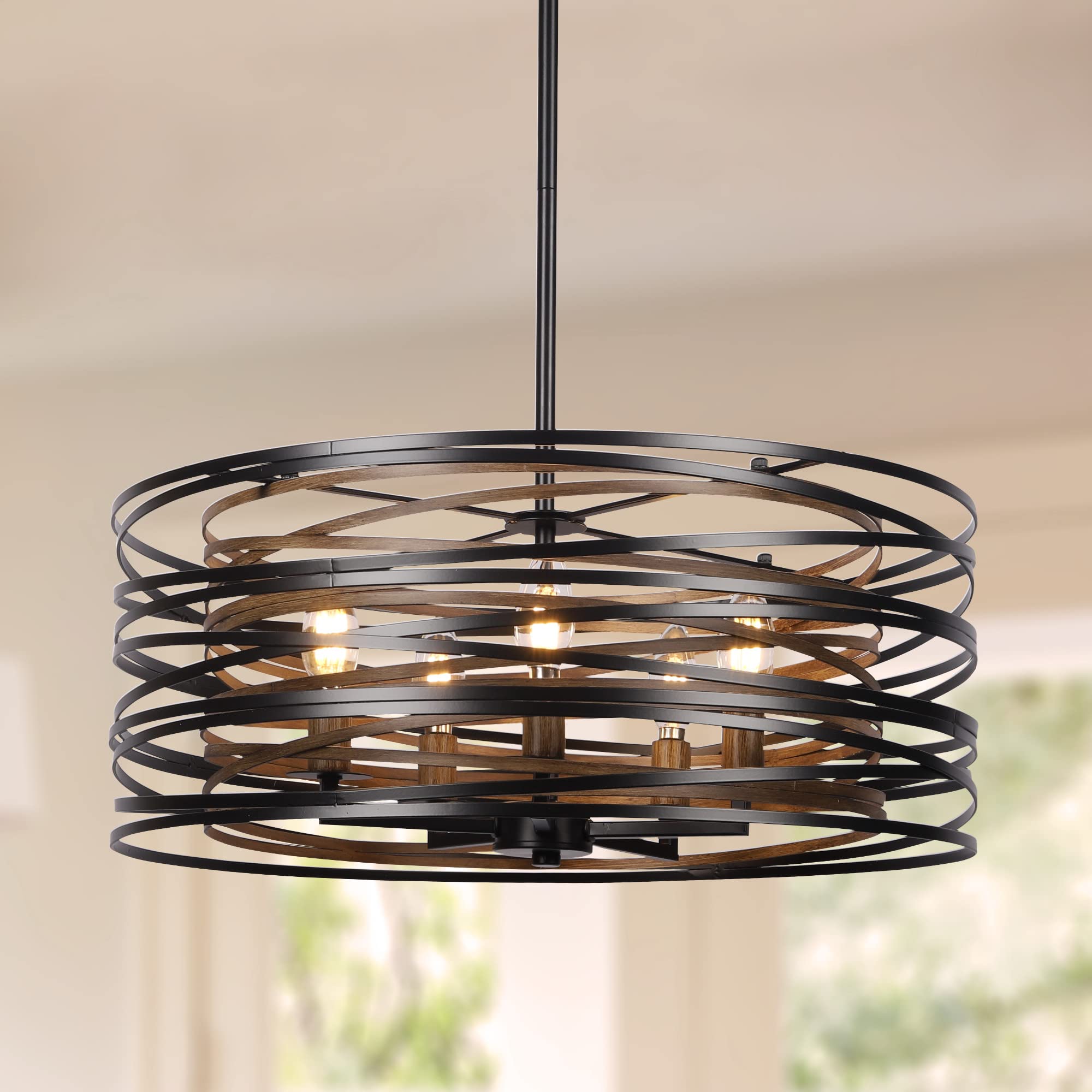 19.7'' Farmhouse Dining Room Light Fixture
