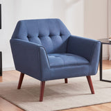 Accent Chairs for Bedroom, Midcentury Modern Accent Arm Chair for Living Room