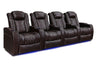 Tuscany Home Theater Seating | Premium Top Grain Italian Nappa 11000 Leather